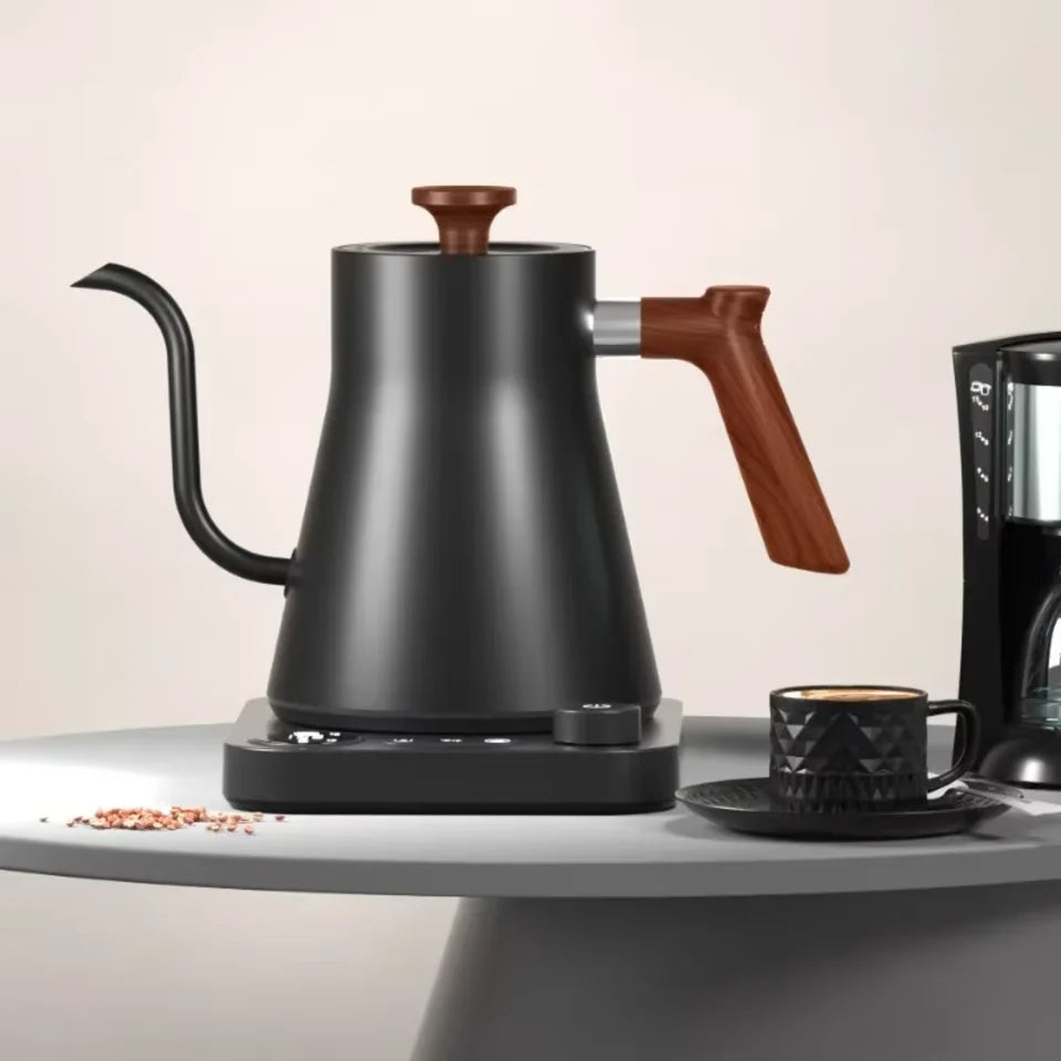 Gooseneck Kettle 1200W Hand Brewed Kettle Coffee Pot Intelligent Constant Temperature Control Tea Pot Portable Kettle
