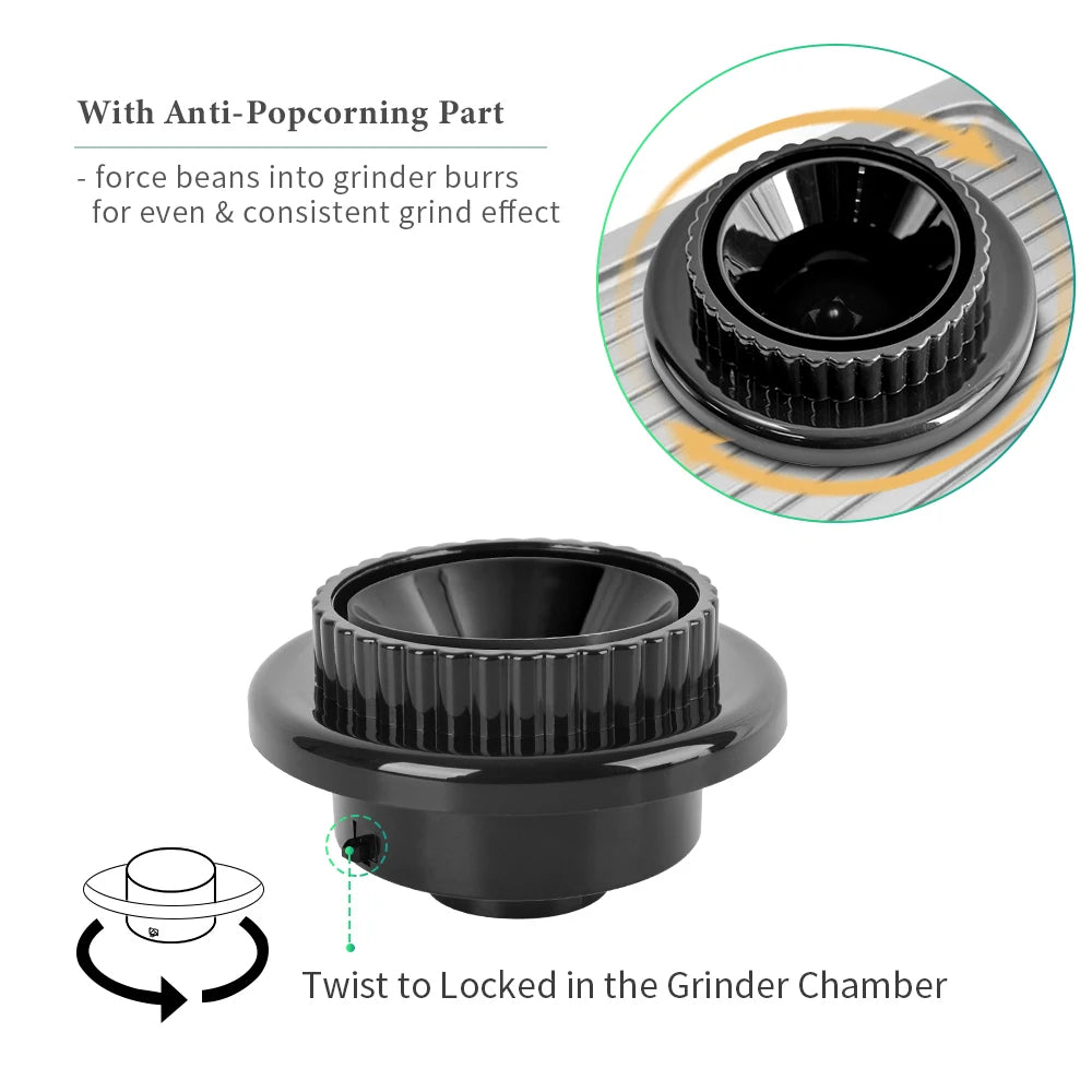 Espresso Coffee Grinder Blowing Bean Bin Single Dose Hopper Coffee Grinder Cleaning Tool For Breville Coffee Grinder Accessories