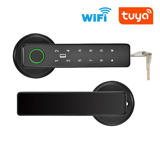 Tuya SmartLife APP WiFi Remote Control Smart Fingerprint Password RFID IC Card Lock