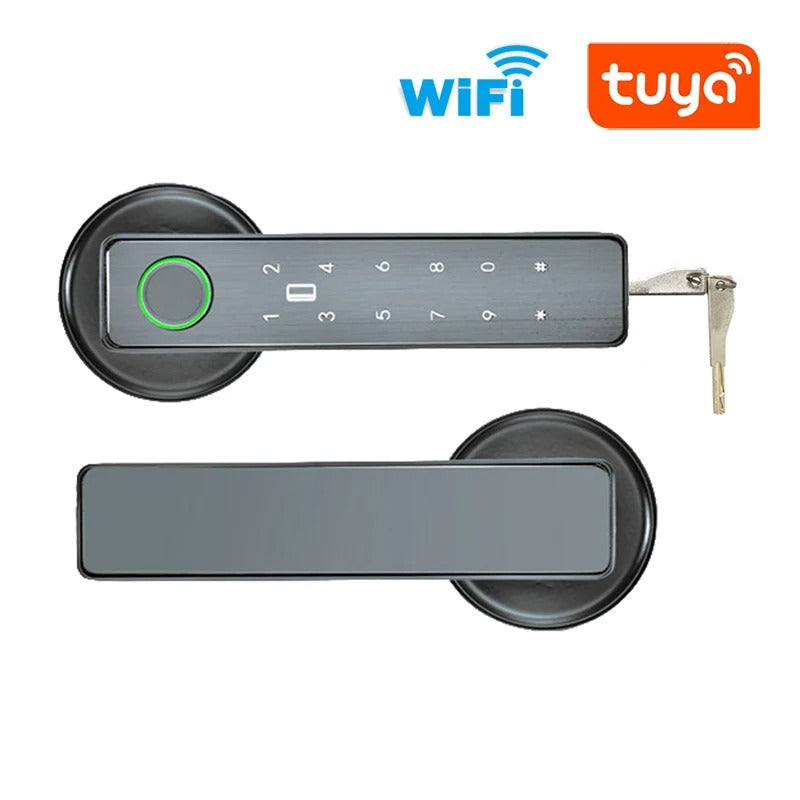 Tuya SmartLife APP WiFi Remote Control Smart Fingerprint Password RFID IC Card Lock